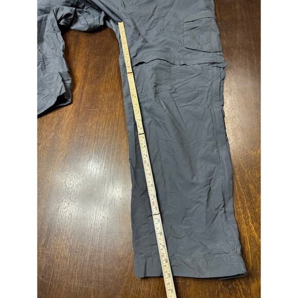 REI Outdoor Hiking Adjustable Cargo Pants Women 16 Petite Travel Convertible Zip - Picture 5 of 16